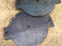 14’6” Turntable Chassis including Cast Iron Wheels 